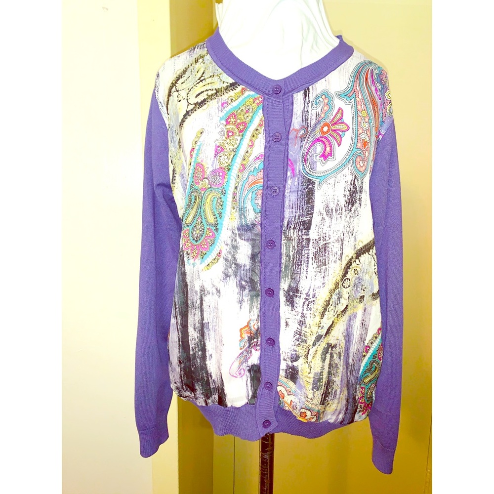 INC Multicolor Cardigan